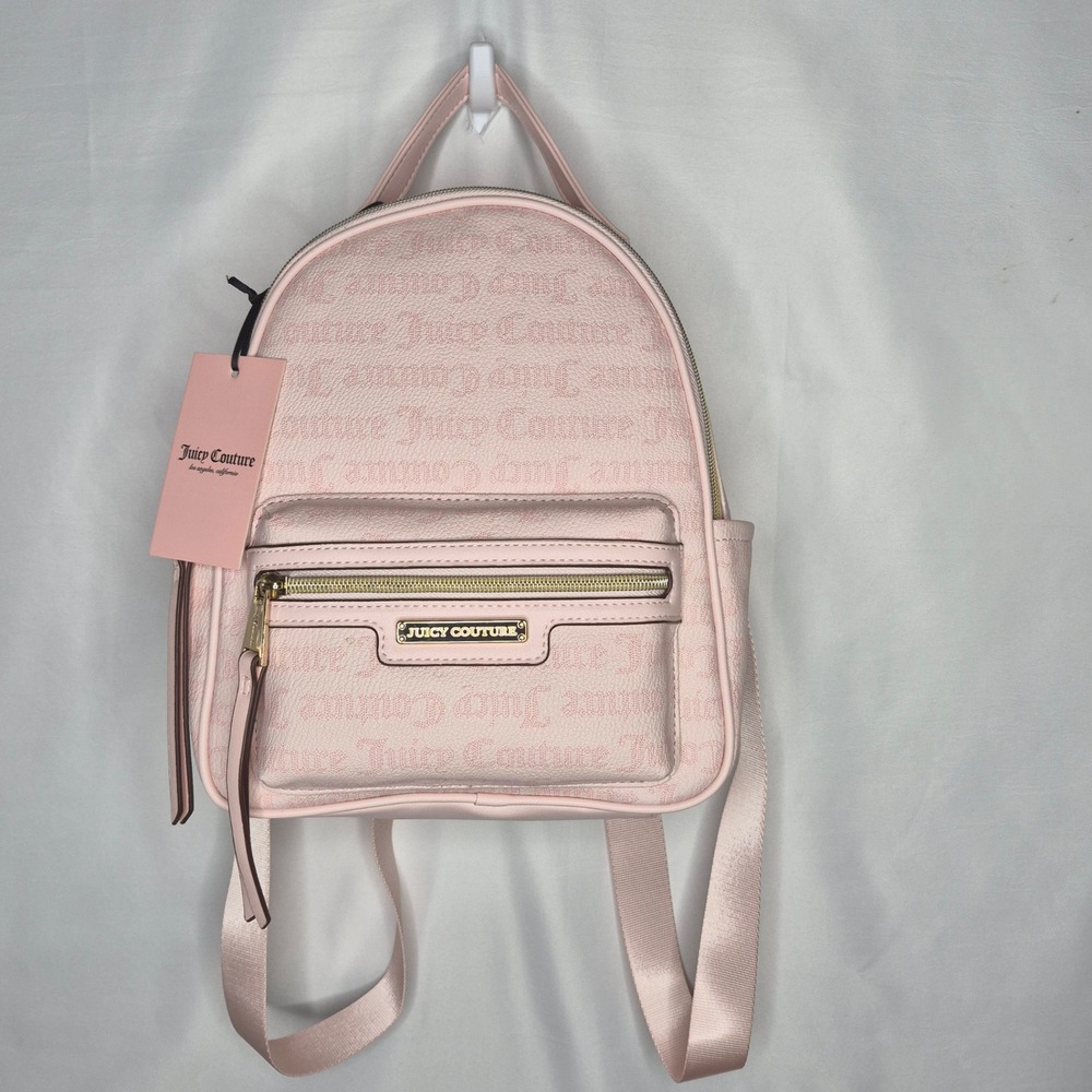 BNWT Juicy Couture Rosie Mini Backpack Powder Pink